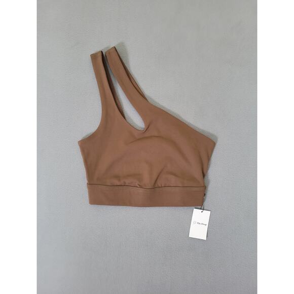 Women's Kelsey One-Shoulder Stretch Cut-Out Sports Bra Size XSMALL - Picture 1 of 8